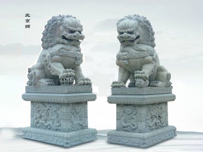 北京石雕狮子