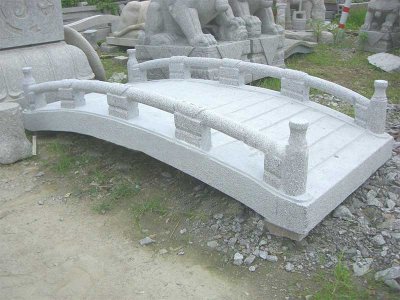 雕刻曲桥石材栏杆展示
