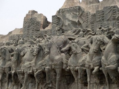 古代战争浮雕壁画