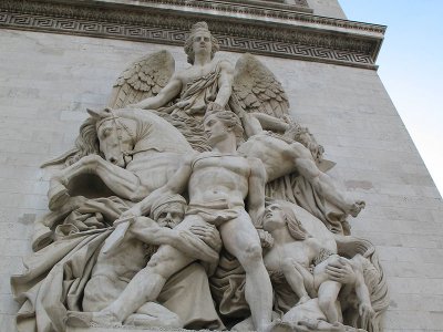 古罗马战争浮雕壁画